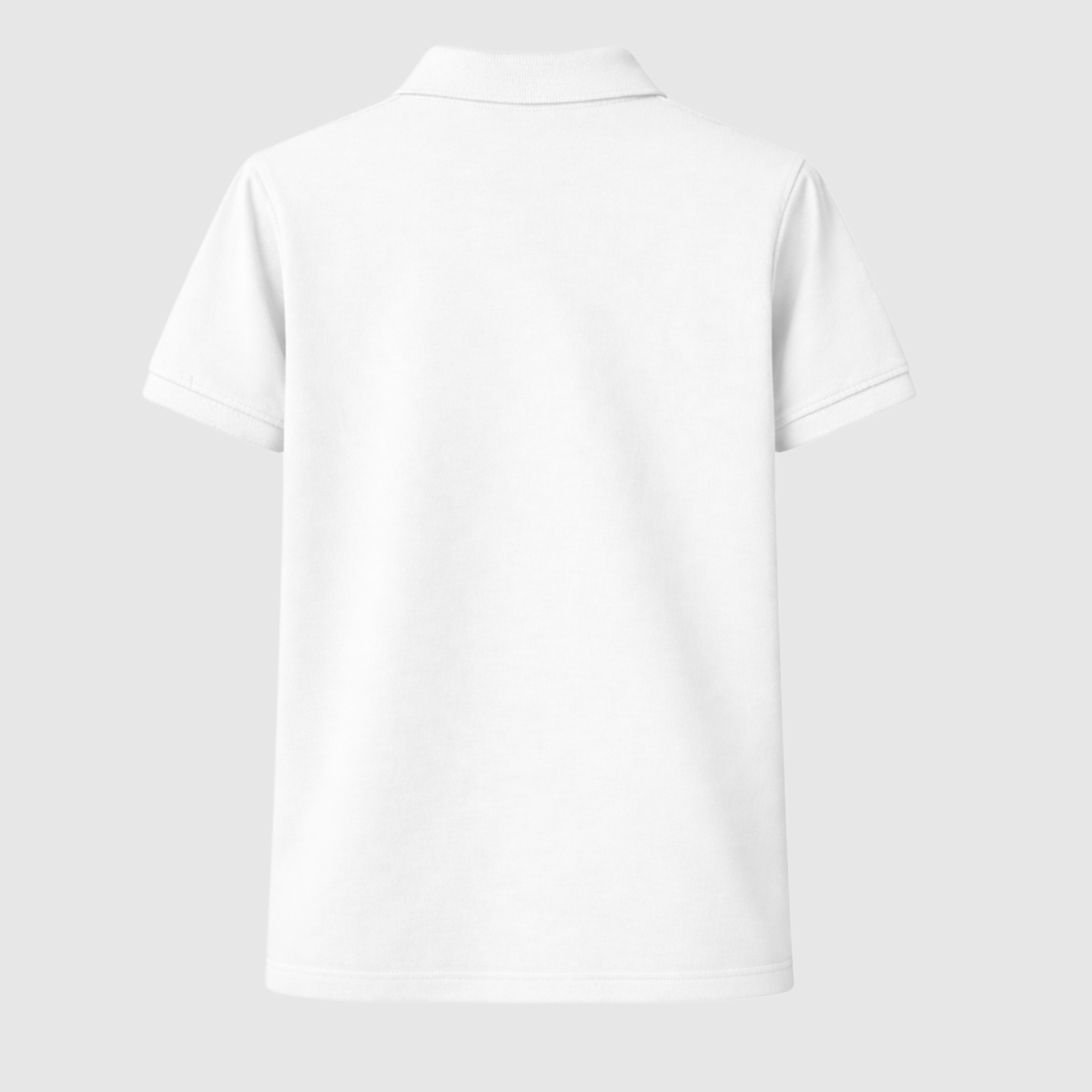 Camiseta Gola Polo Unissex - Branco