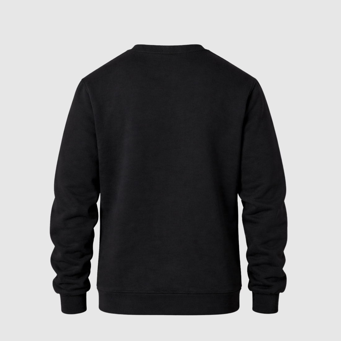 Blusa Moletom Gola Redonda Premium - Preto