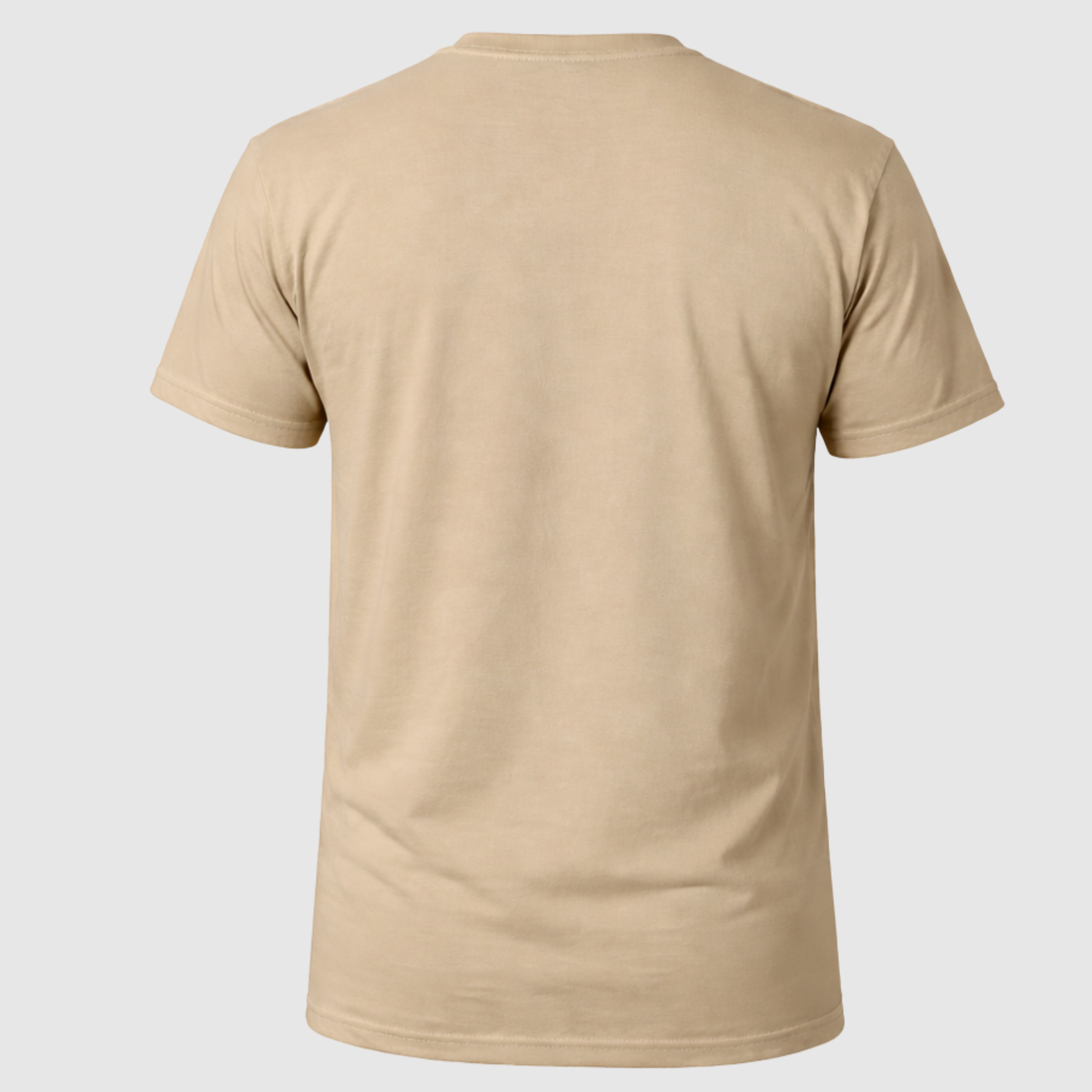 Camiseta 100% algodão 30.1 Plus Size - Caqui