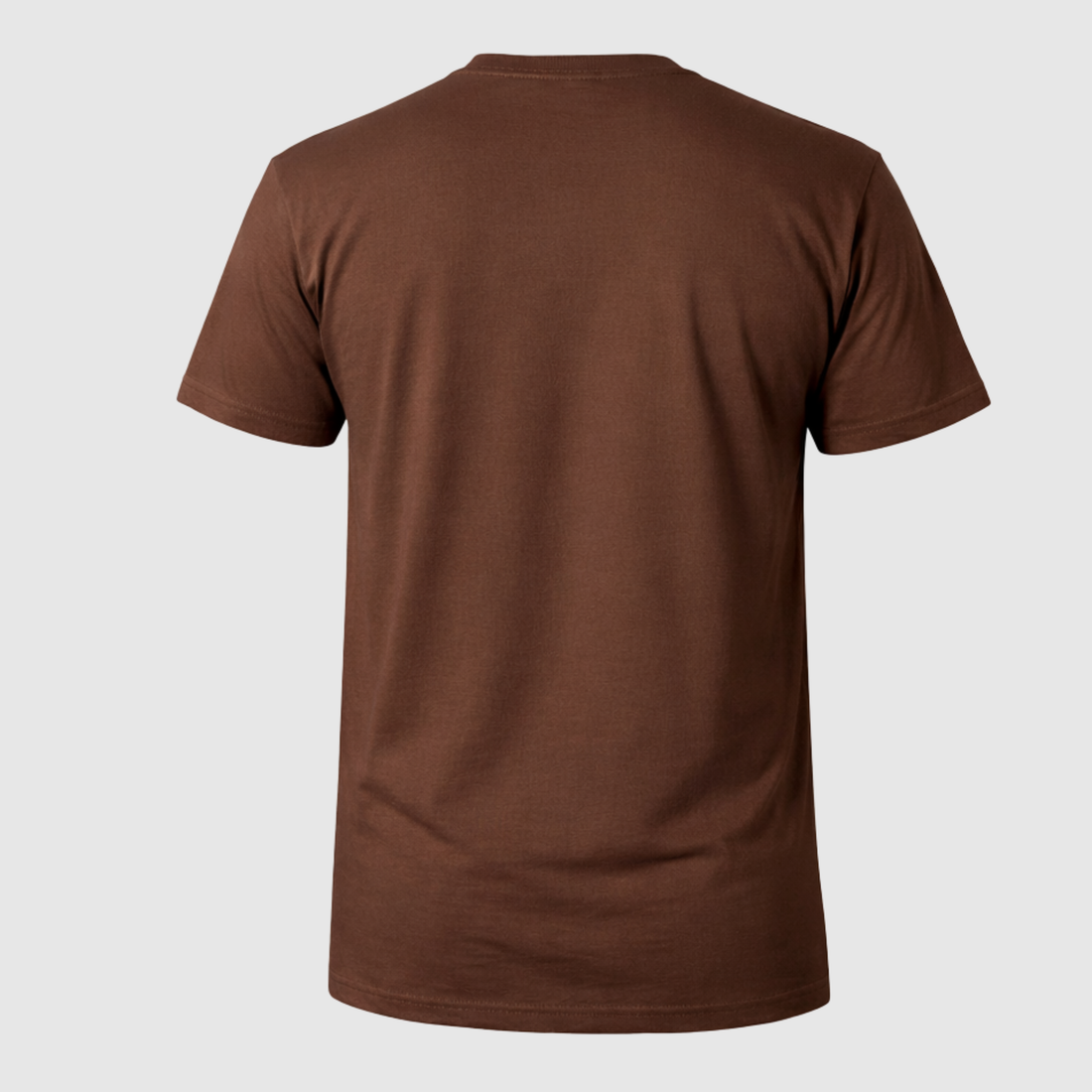 Camiseta 100% algodão 30.1 Premium - Marrom