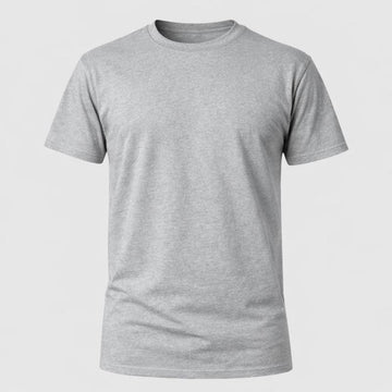Camiseta 100% algodão 30.1 Premium - Cinza Mescla