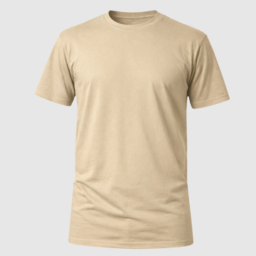 Camiseta 100% algodão 30.1 Plus Size - Caqui