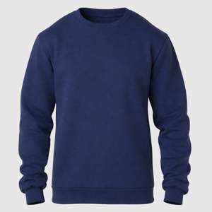 Blusa Moletom Gola Redonda Premium - Azul Marinho