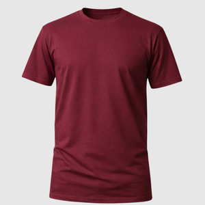 Camiseta 100% algodão 30.1 Plus Size - Bordô