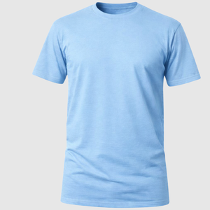 Camiseta 100% algodão 30.1 Premium - Azul Bebê