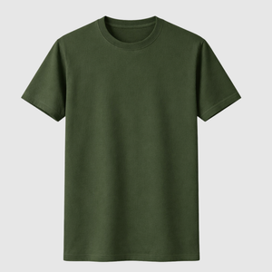 Camiseta Malha Peruana Premium - Verde Militar
