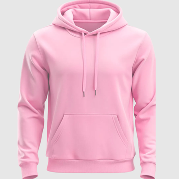 Blusa Moletom Canguru Premium - Rosa Bebê