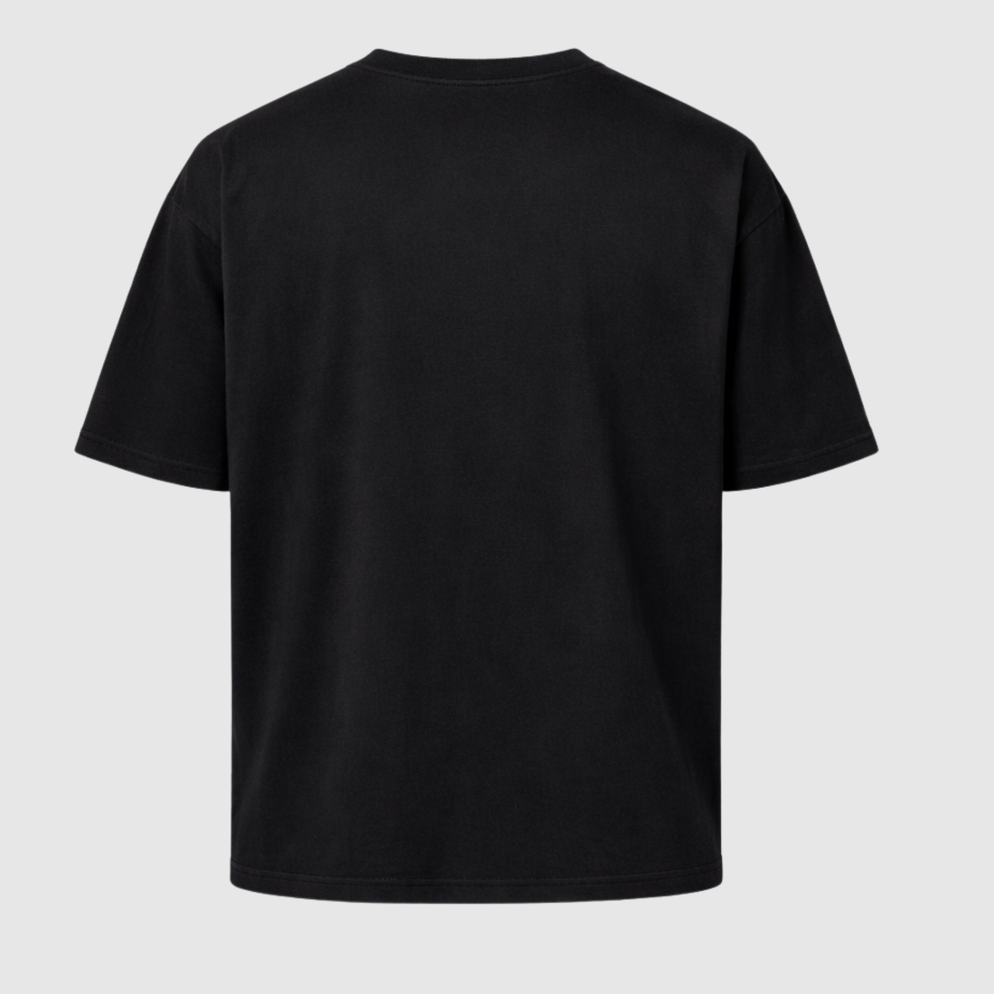Camiseta Oversized 100% algodão 30.1 Premium- Preto